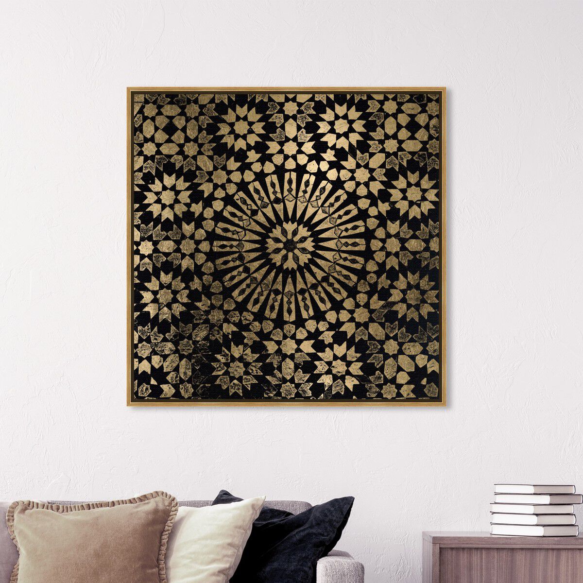 40x40/Framed Canvas/PSGLD