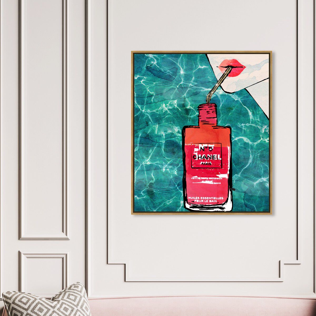 36x45/Framed Canvas/PSGLD