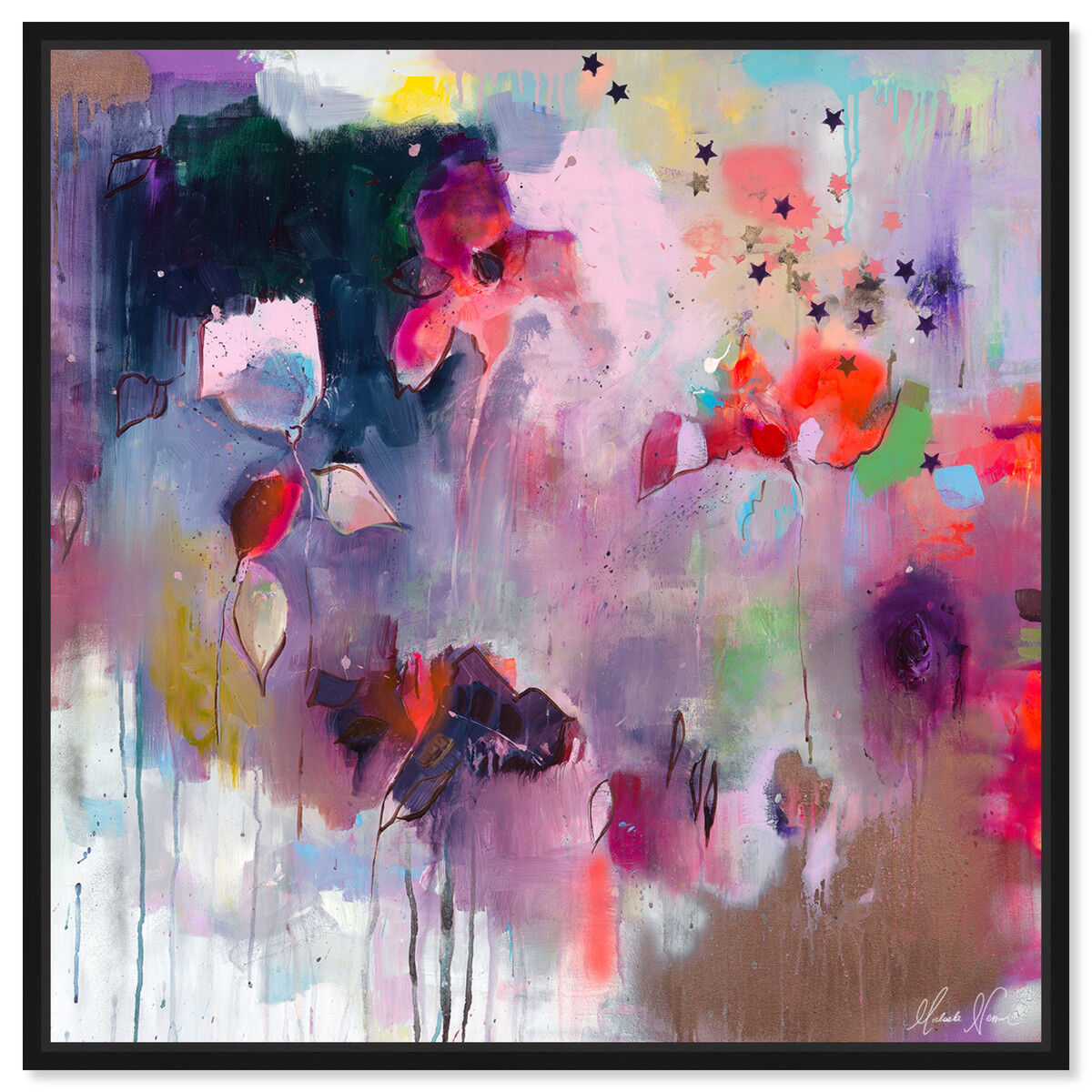 40x40/Framed Canvas/BFL