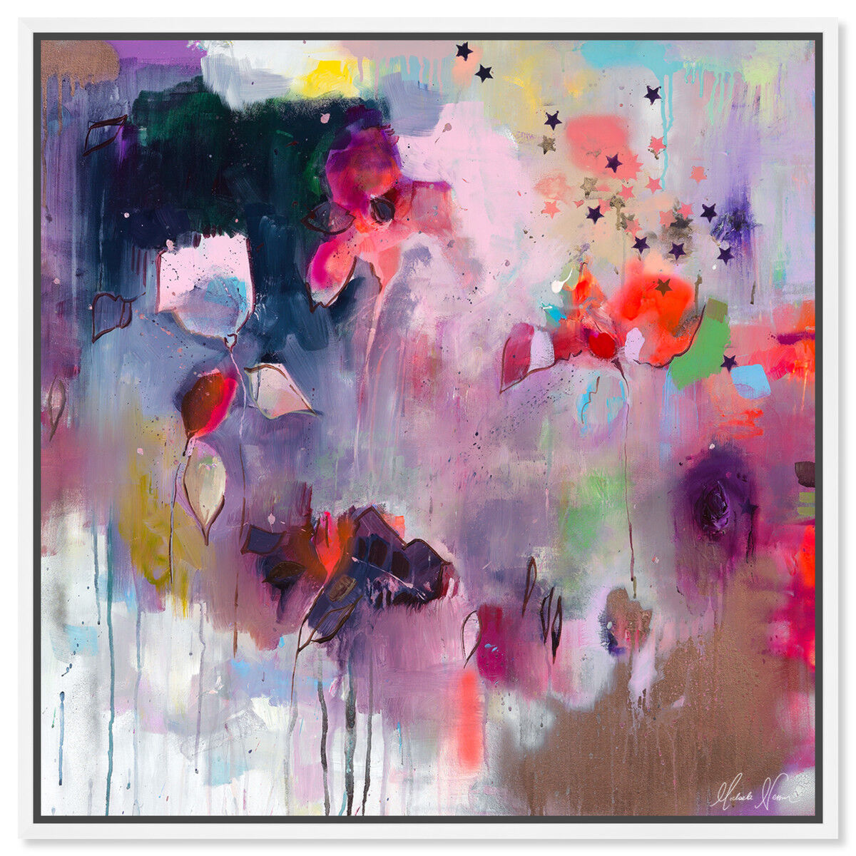 40x40/Framed Canvas/WFL