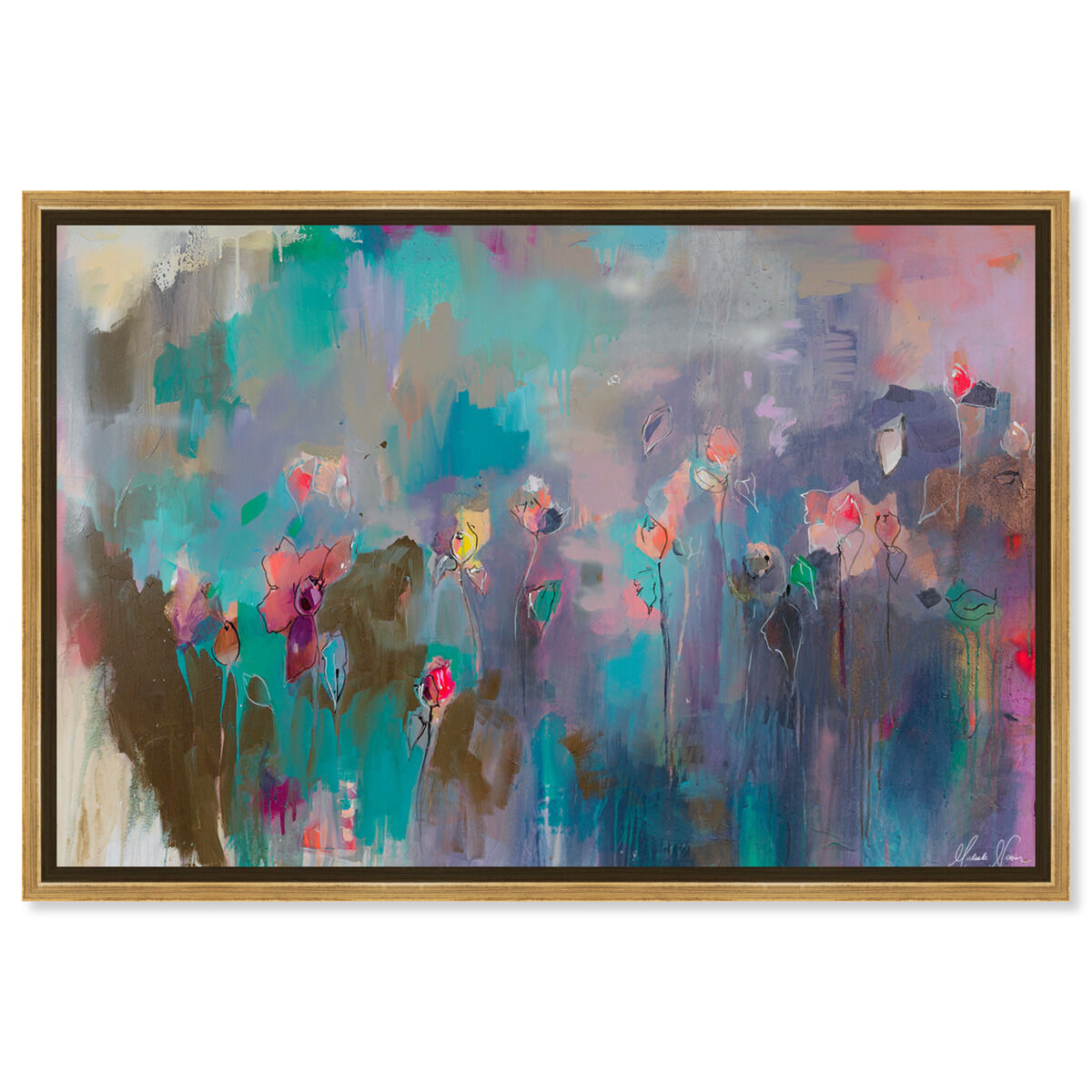 54x36/Framed Canvas/PSGLD