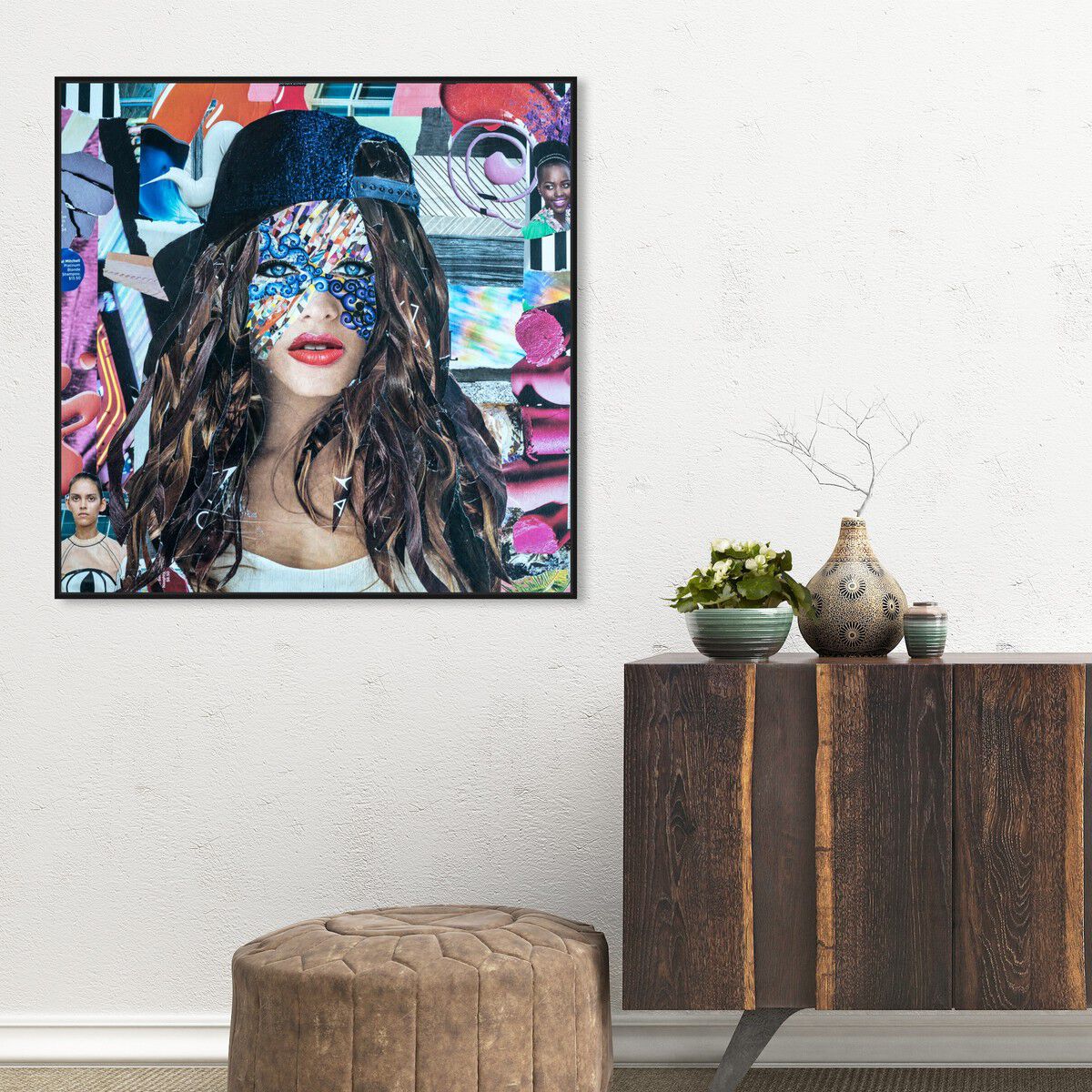 40x40/Framed Canvas/BFL