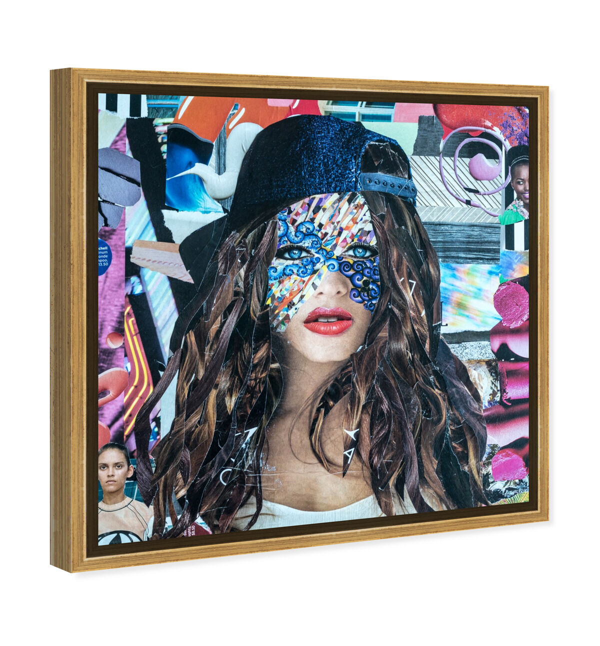 40x40/Framed Canvas/PSGLD