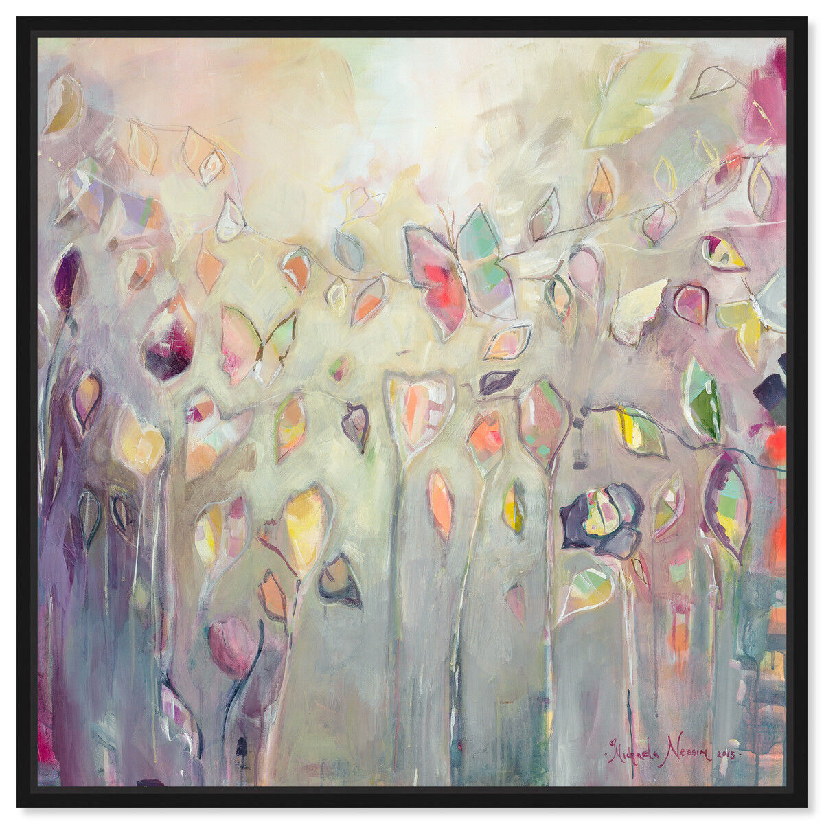 40x40/Framed Canvas/BFL