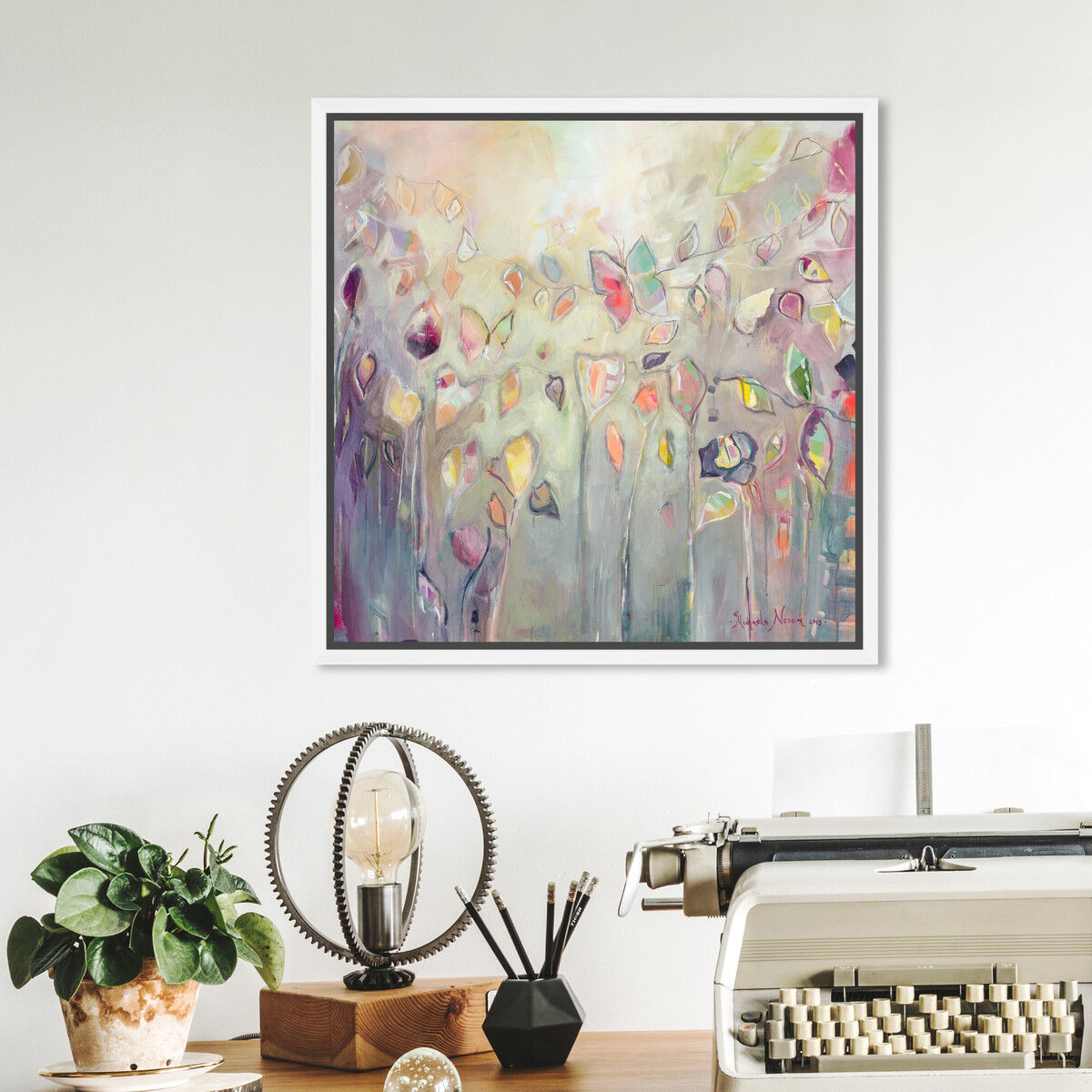 40x40/Framed Canvas/WFL
