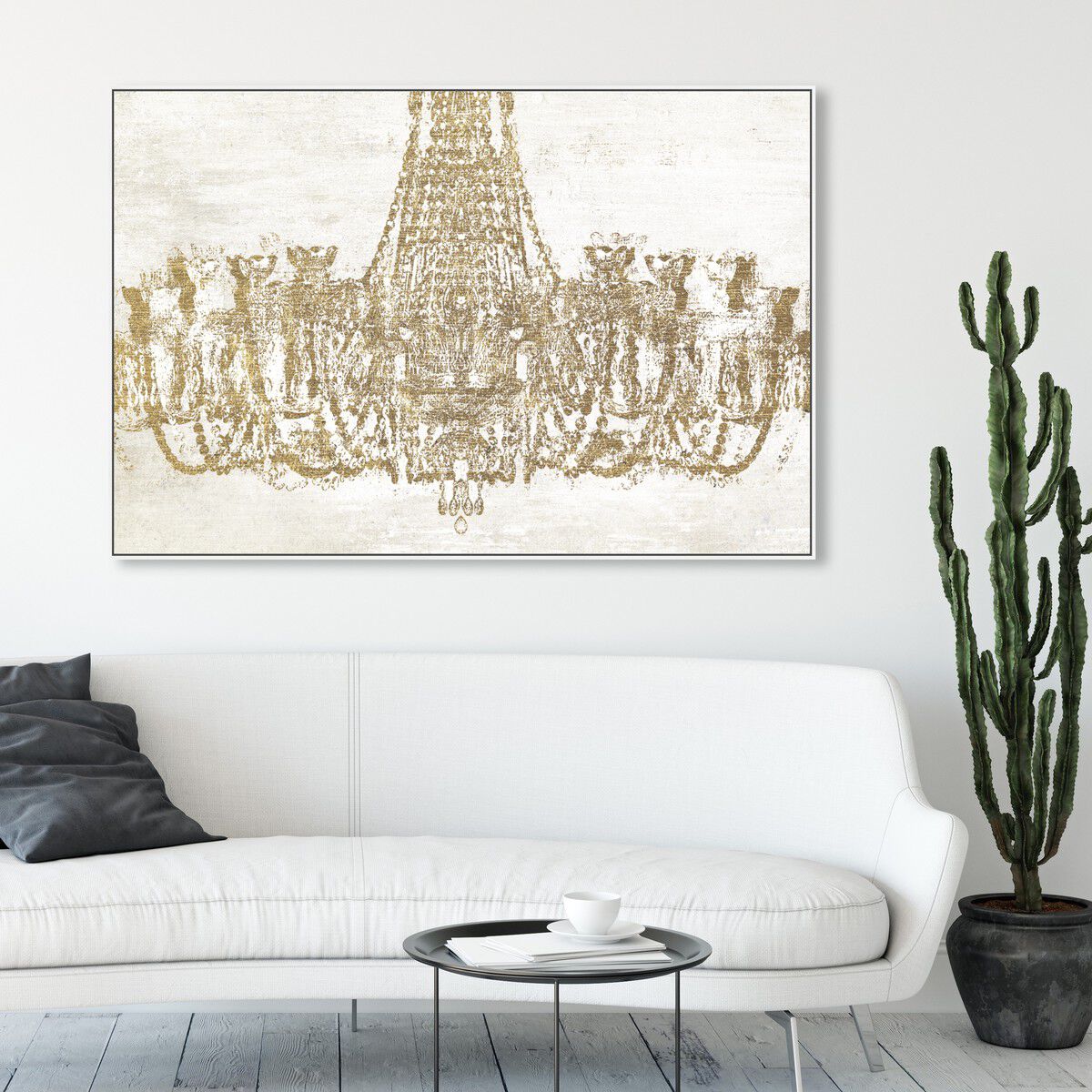 Glam Chandelier | Fashion and Glam Wall Art by Oliver Gal