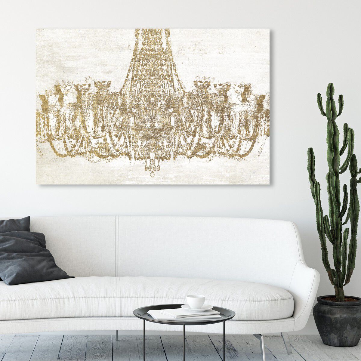 Glam Chandelier | Fashion and Glam Wall Art by Oliver Gal