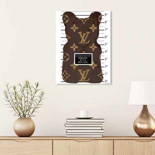 オリバーガル　絵画　LOUIS VUITTON Louis Vuitton Glitter Embellished Wall Art Canvas By Oliver