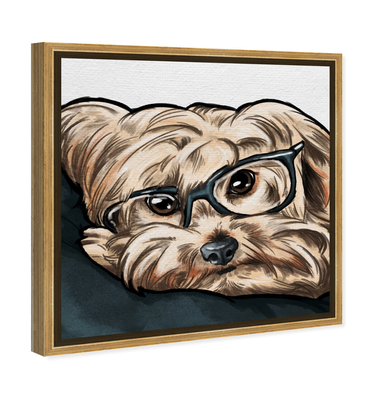 40x40/Framed Canvas/PSGLD