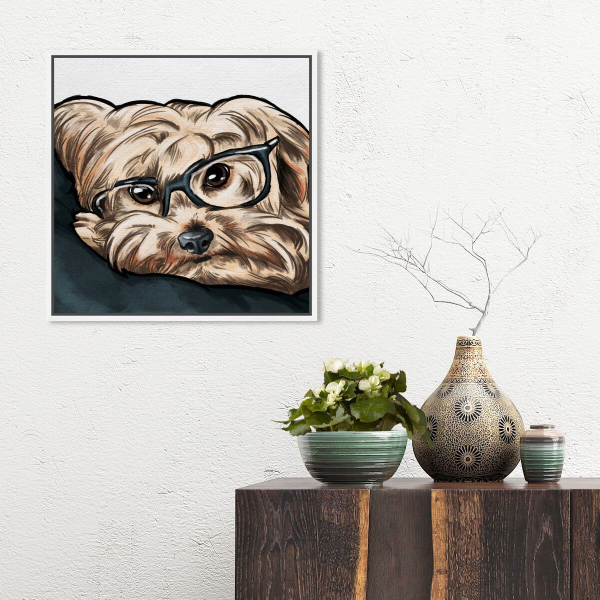 40x40/Framed Canvas/WFL