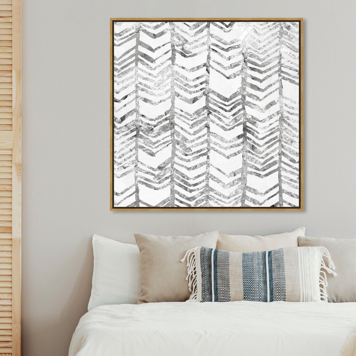 40x40/Framed Canvas/PSGLD