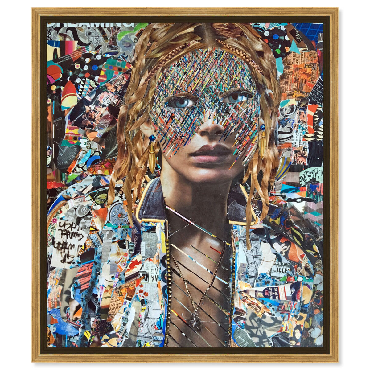 36x45/Framed Canvas/PSGLD