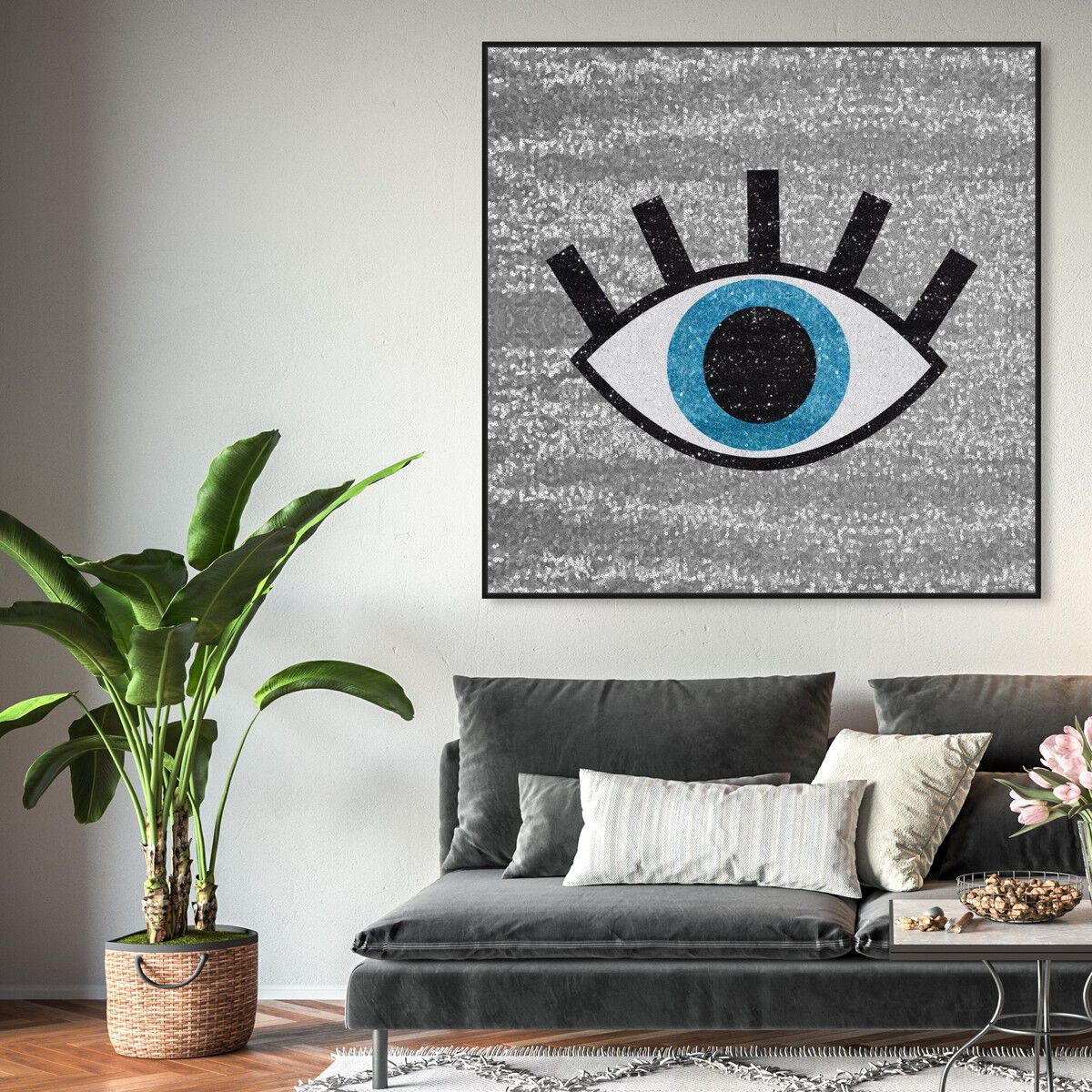 40x40/Framed Canvas/BFL