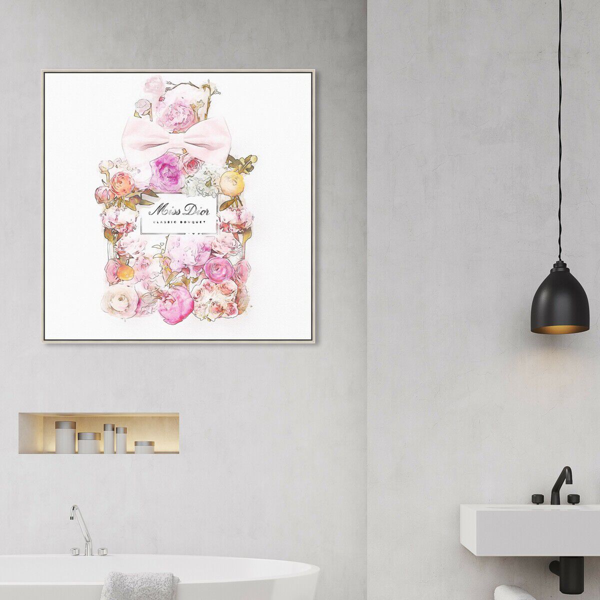 40x40/Framed Canvas/CFL