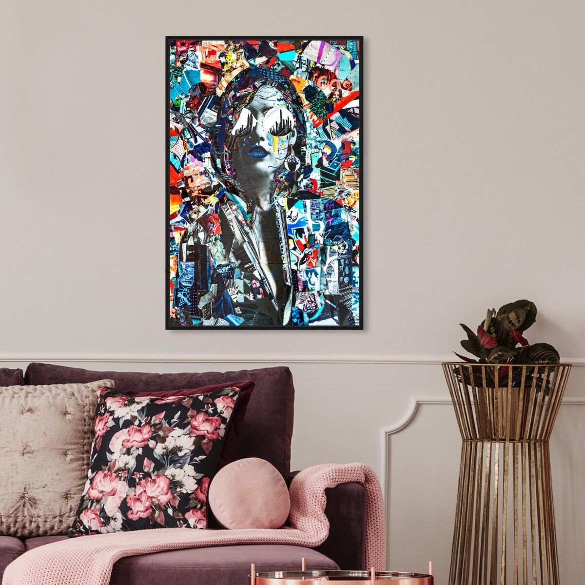 36x54/Framed Canvas/BFL