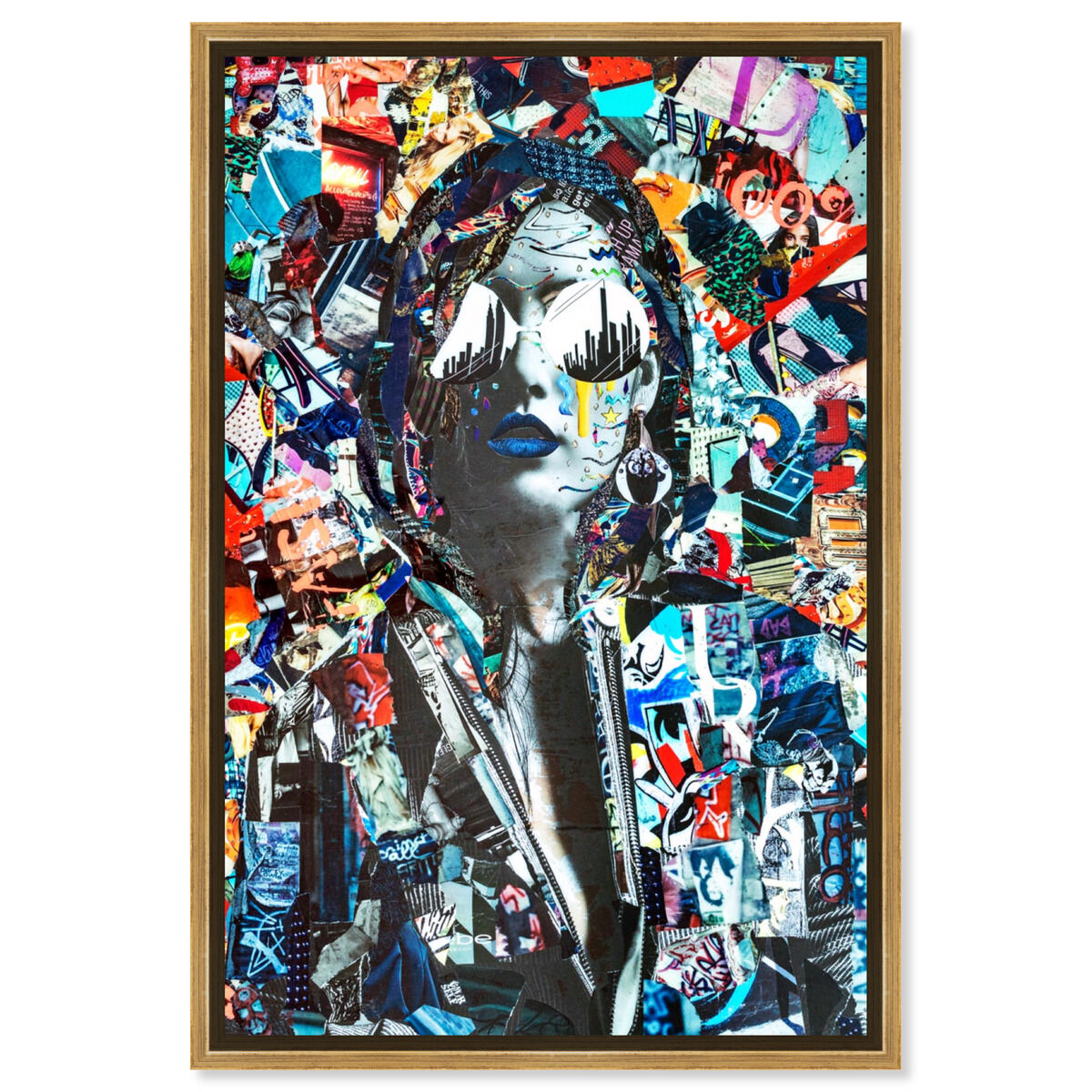 36x54/Framed Canvas/PSGLD