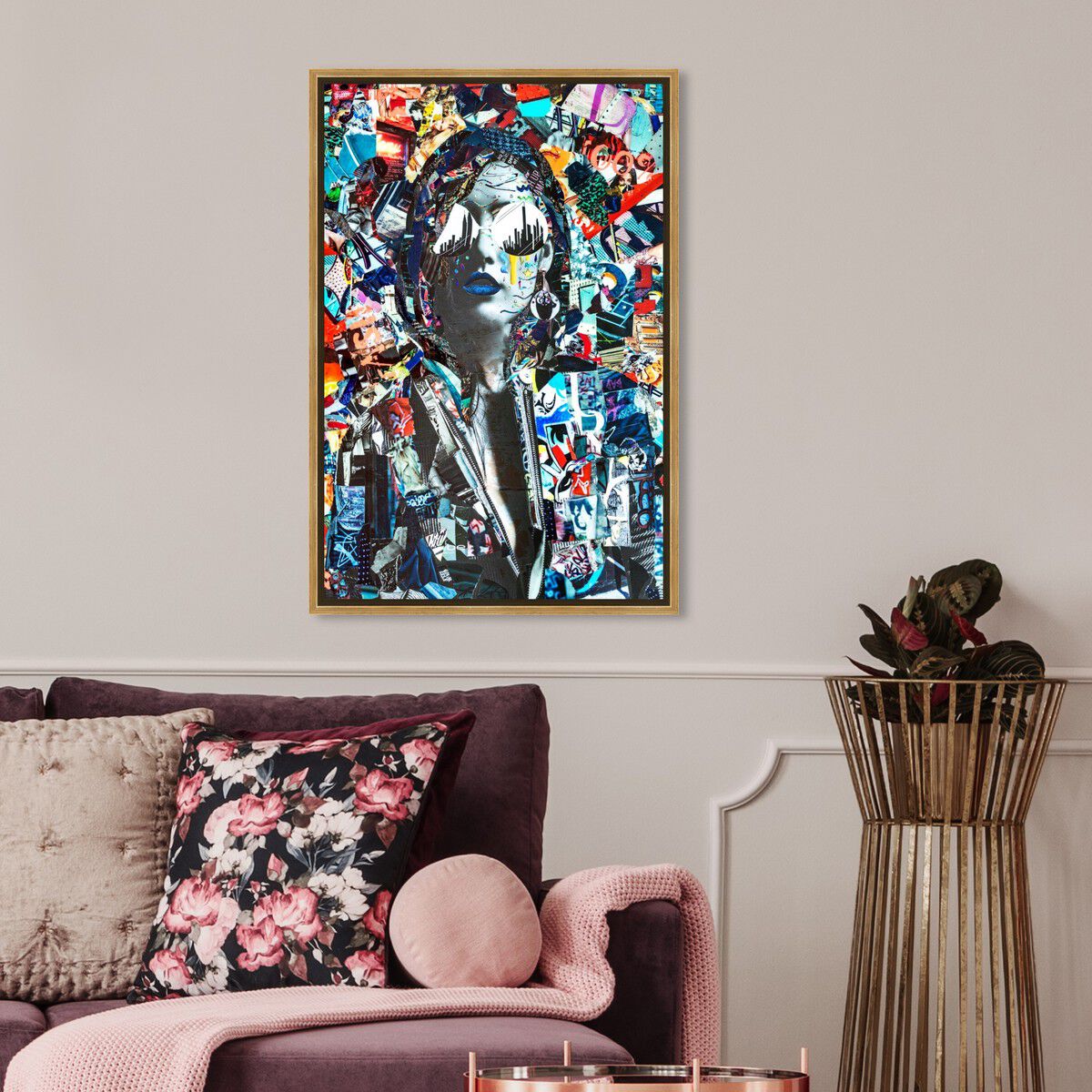 36x54/Framed Canvas/PSGLD