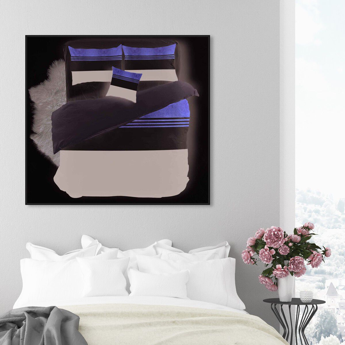 40x40/Framed Canvas/BFL