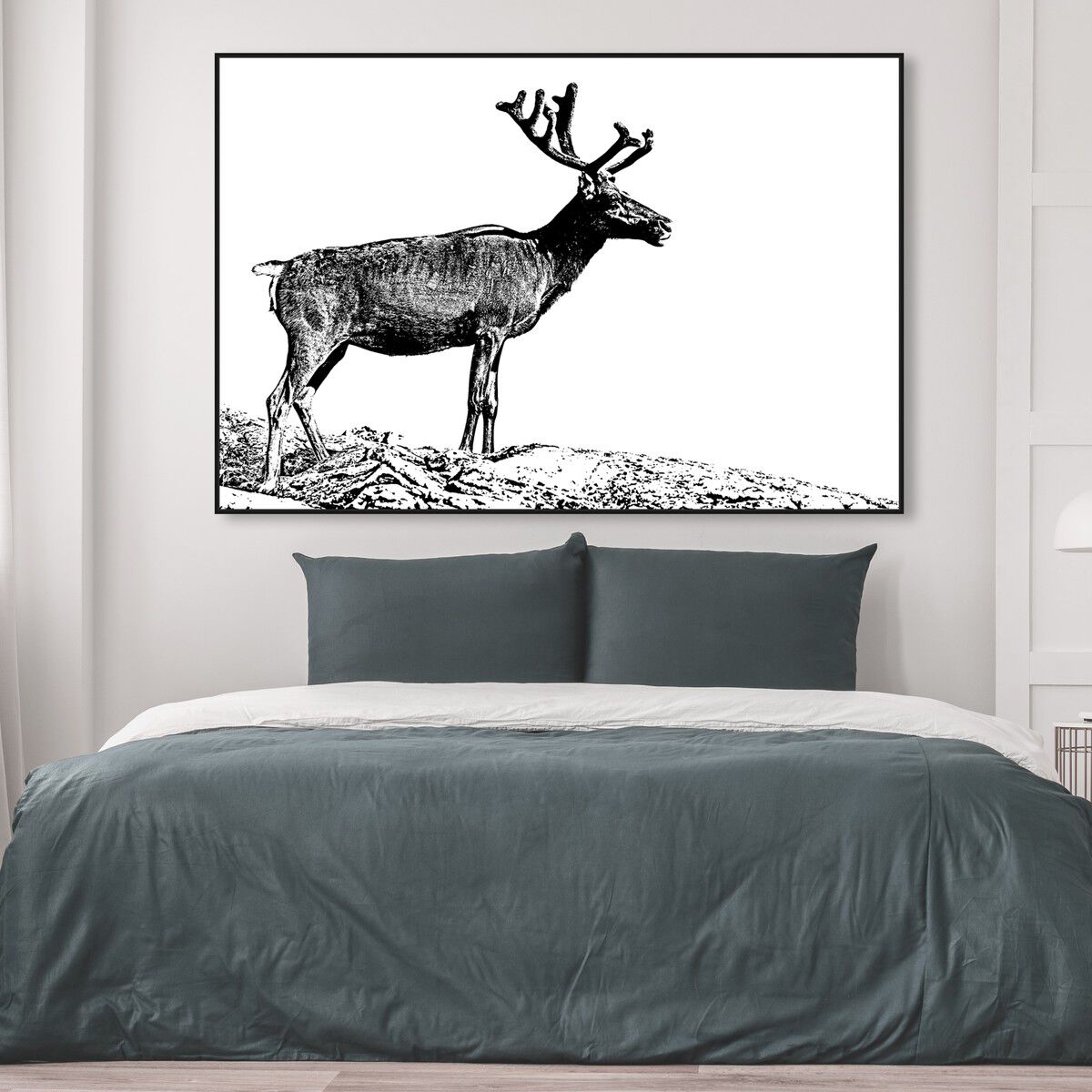 54x36/Framed Canvas/BFL