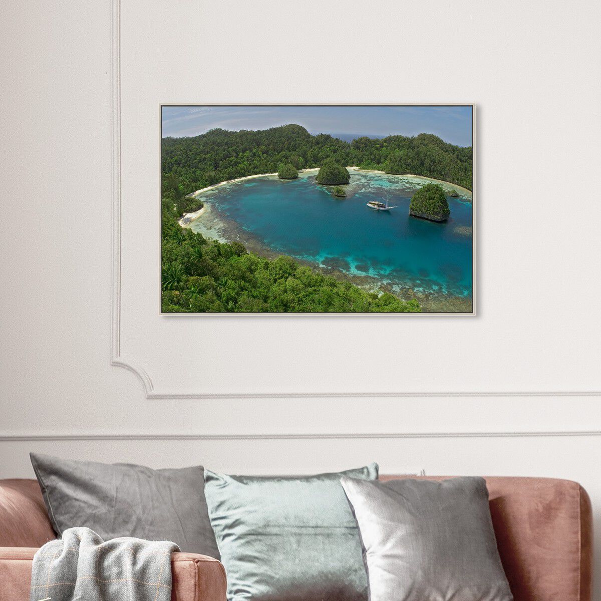 54x36/Framed Canvas/CFL