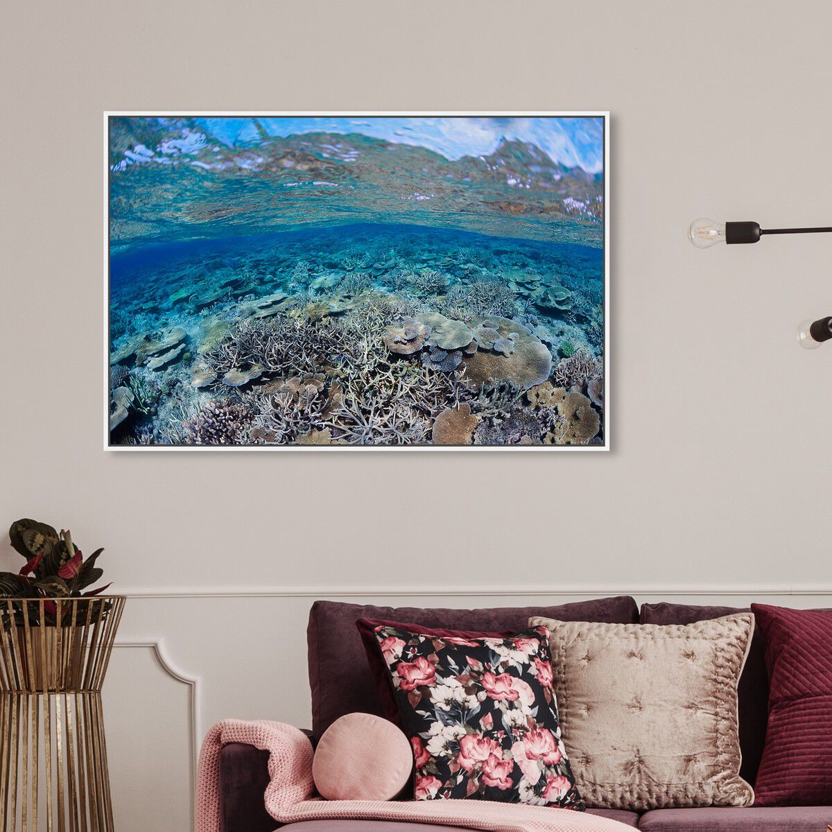 54x36/Framed Canvas/WFL