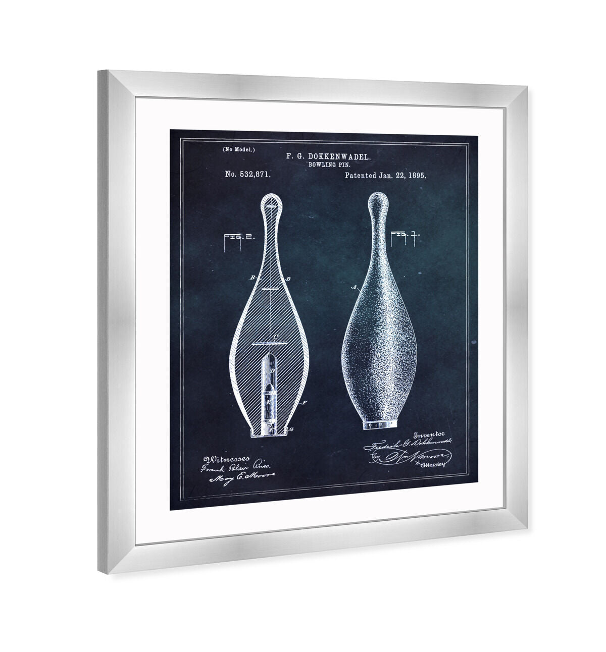 Bowling Pin 1895 | Wall Art by Oliver Gal
