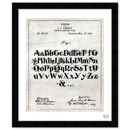 Design For A Font Of Printing-Type 1895