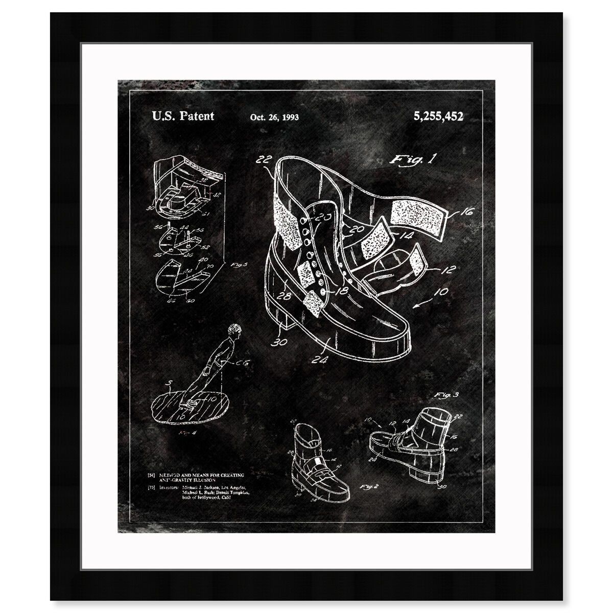 Michael Jackson Moonwalk Shoes 1993 | Wall Art by Oliver Gal