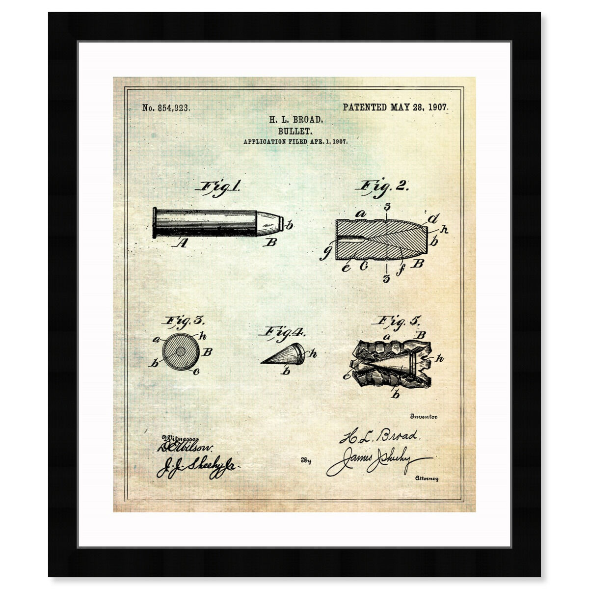 Bullet 1907 | Wall Art by Oliver Gal