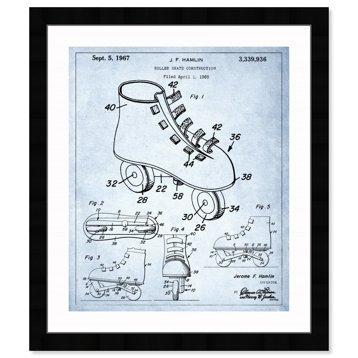 Roller Skate 1967 | Wall Art by Oliver Gal