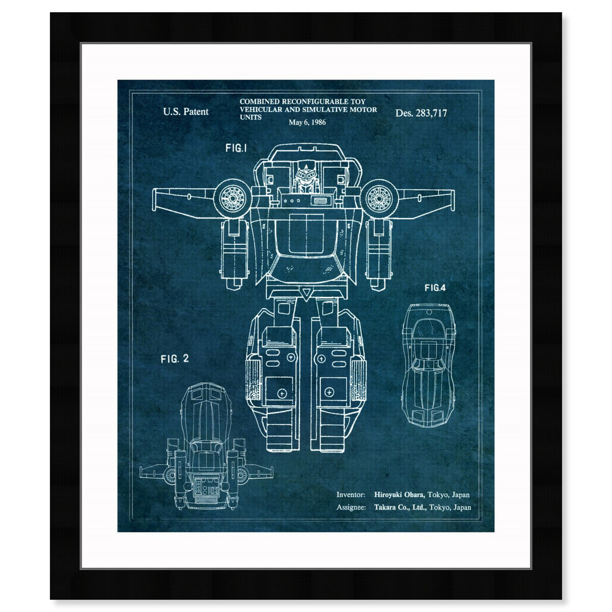 Combined Reconfigurable Toy 1986 | Wall Art by Oliver Gal