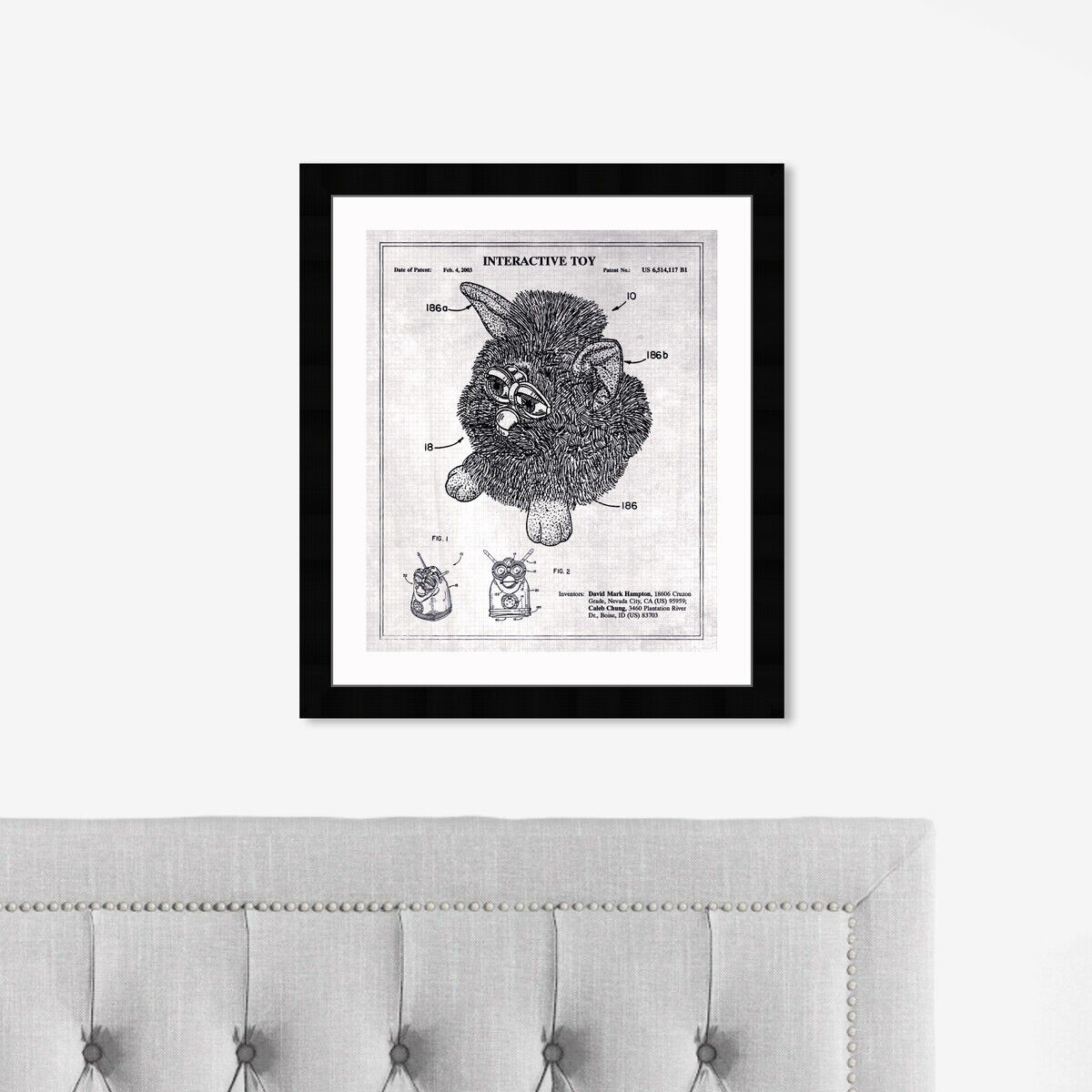 ゆー　Oliver Gal アートパネル Furby 2003 - Grey | Wall Art by Oliver Gal