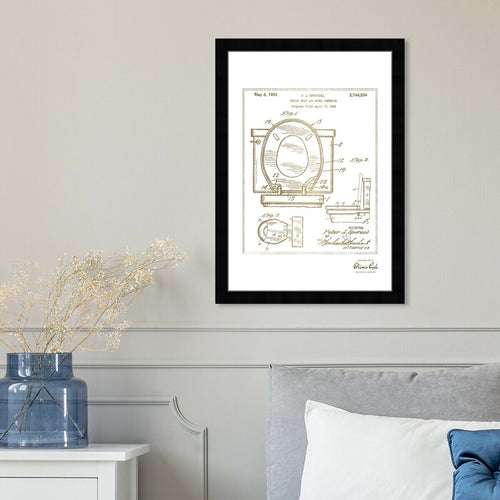 Toilet de Luxe | Fashion and Glam Wall Art by The Oliver Gal