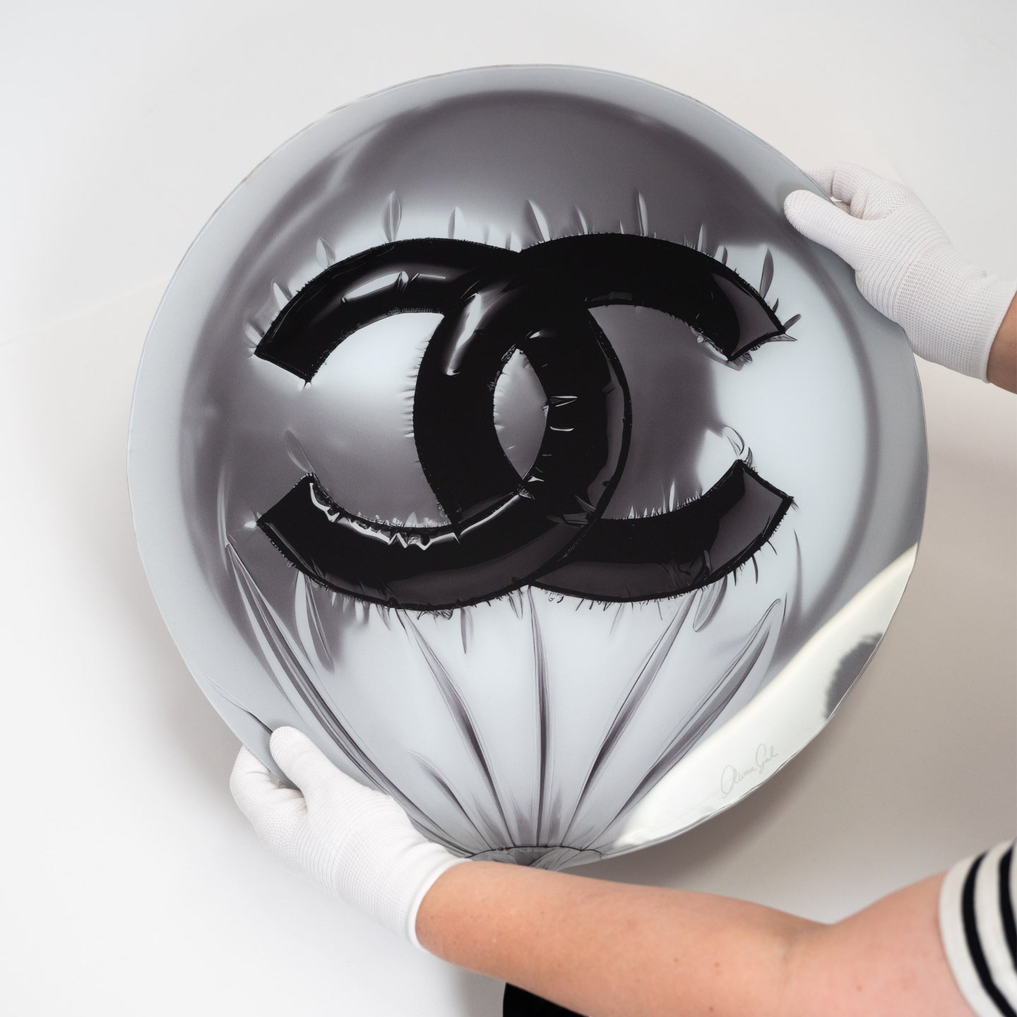Mylar Balloon Dream 2 Silver | Acrylic Silhouette