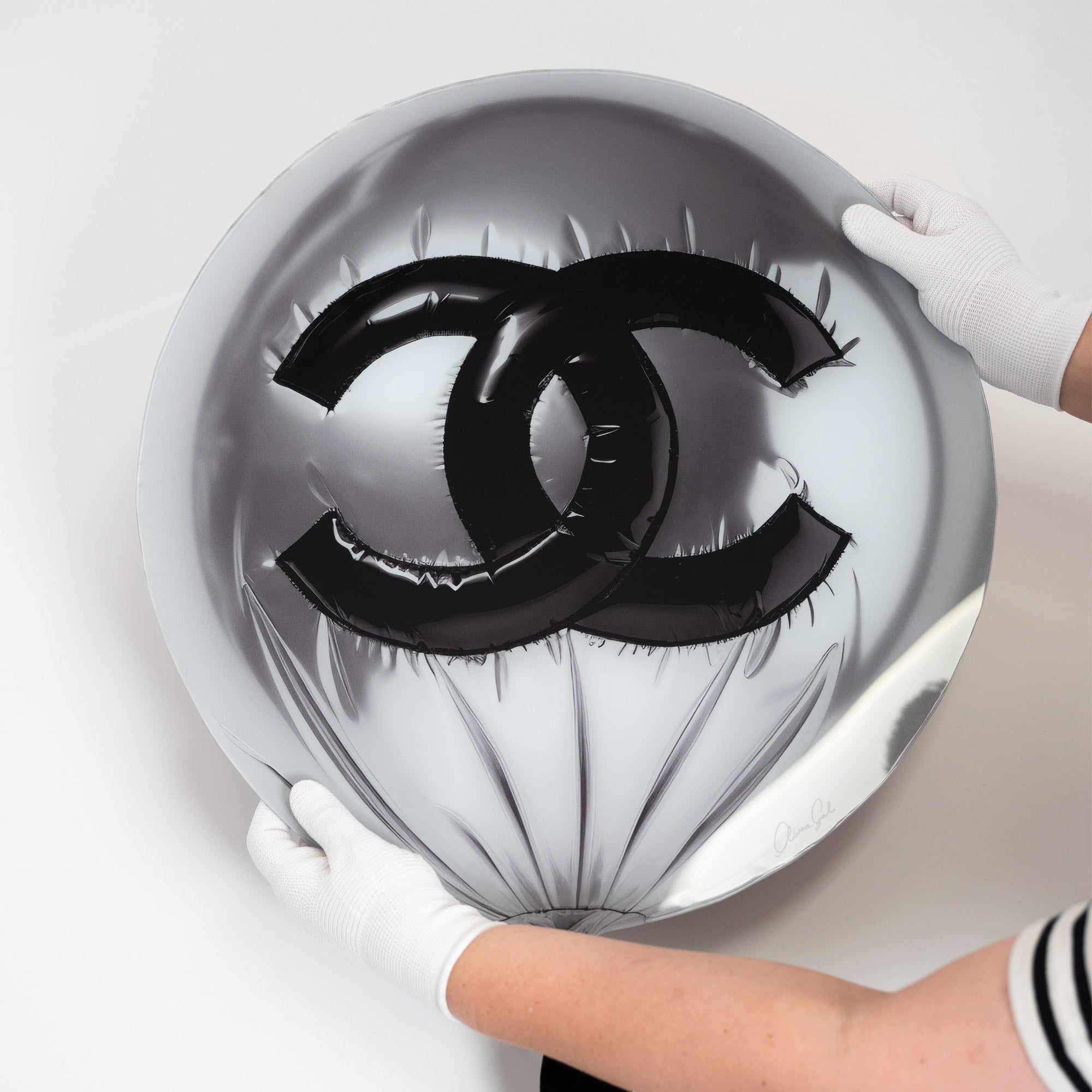 Mylar Balloon Dream 2 Silver | Acrylic Silhouette