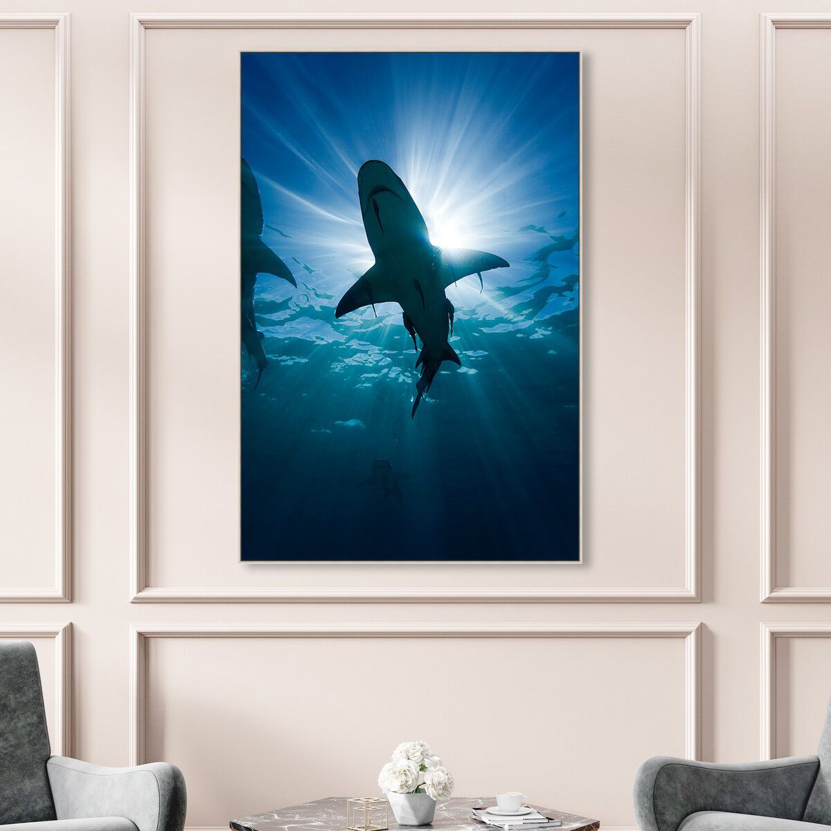 36x54/Framed Canvas/CFL