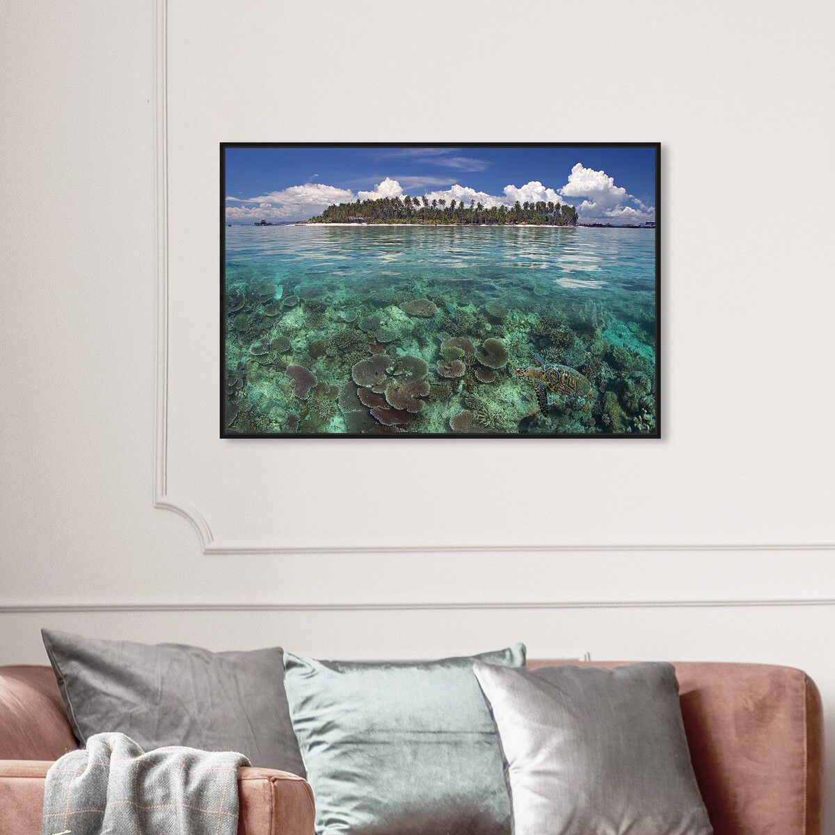 54x36/Framed Canvas/BFL