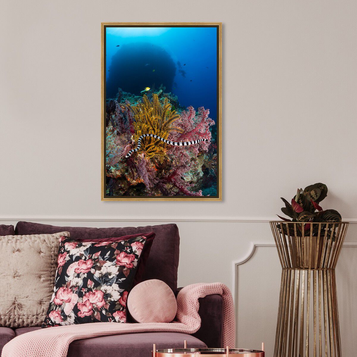 36x54/Framed Canvas/PSGLD