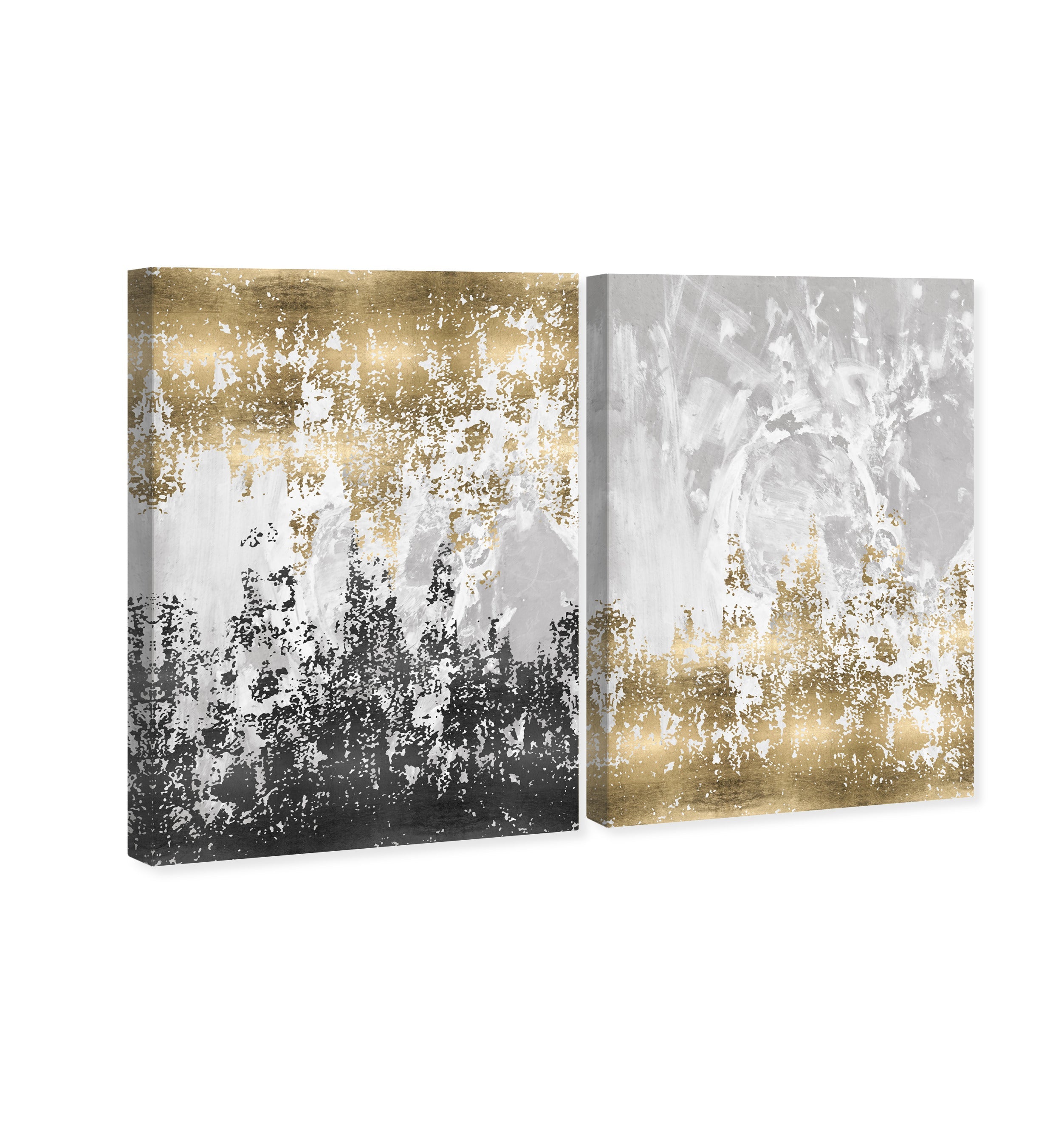 Precious Metals- Set of 2 | Abstract Wall Art by The Oliver Gal