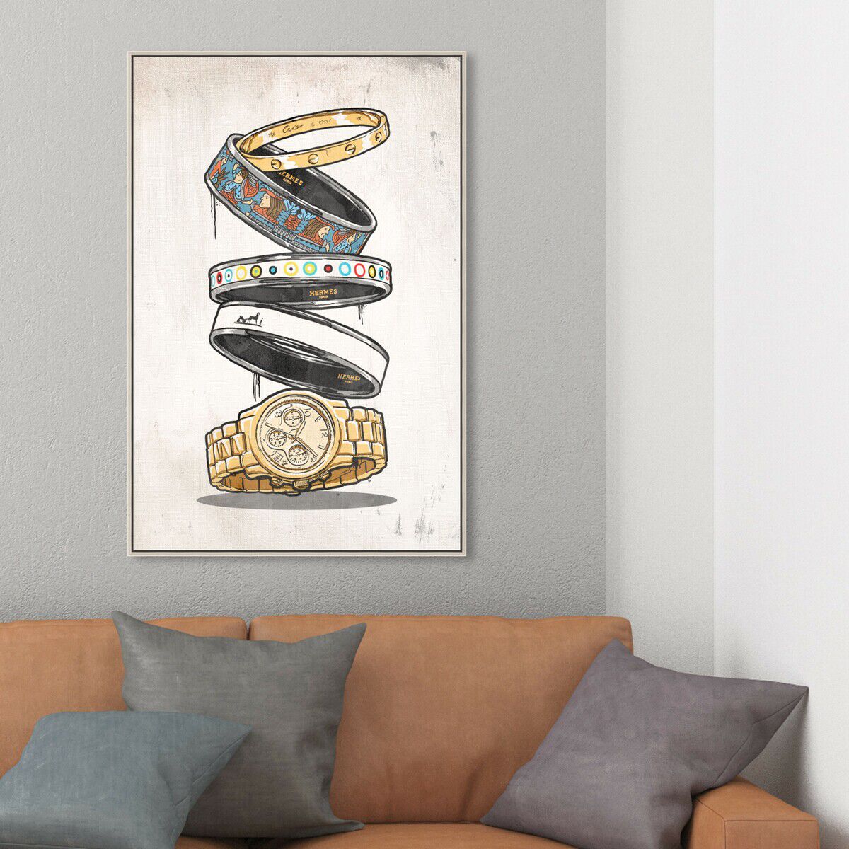 36x54/Framed Canvas/CFL