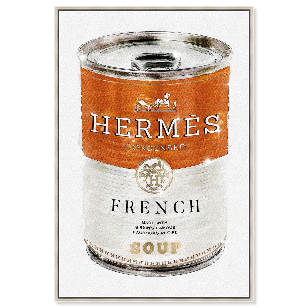 French Luxe Soup | Fashion and Glam Wall Art by Oliver Gal