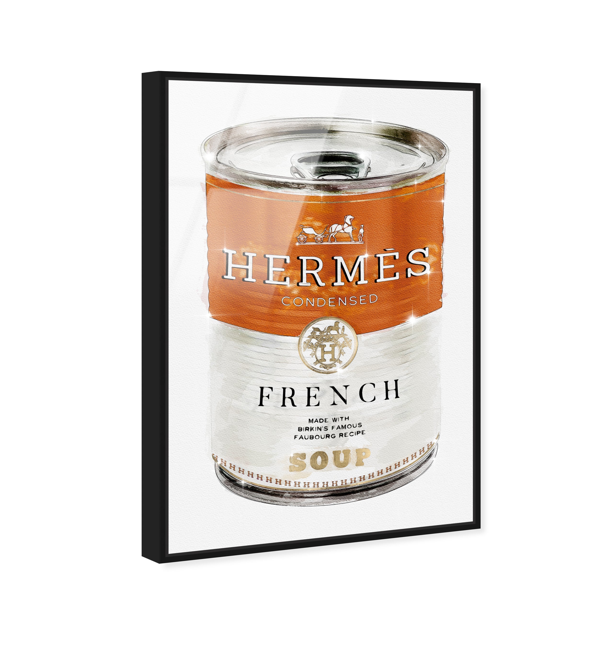 French Luxe Soup | Fashion and Glam Wall Art by Oliver Gal