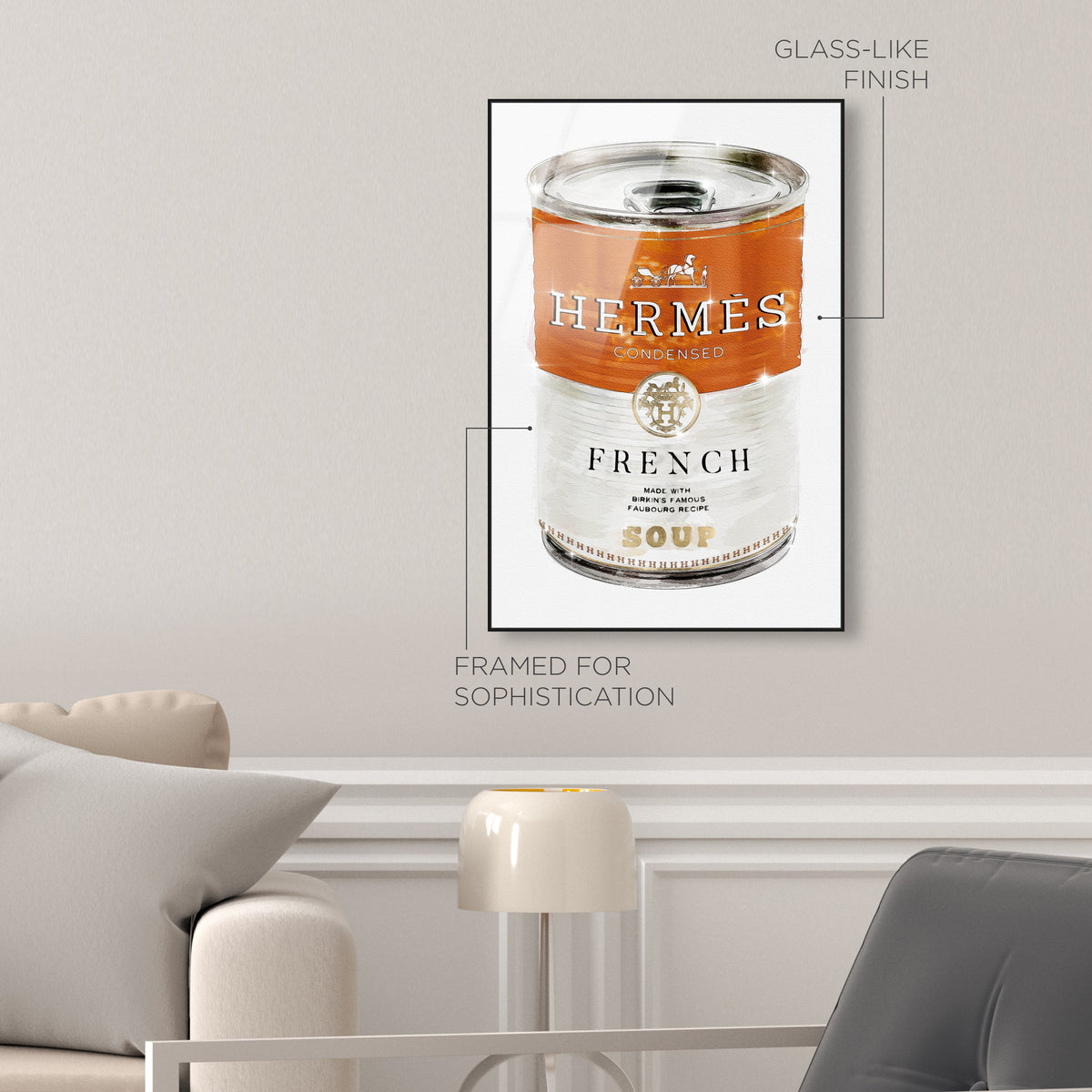 French Luxe Soup | Fashion and Glam Wall Art by Oliver Gal