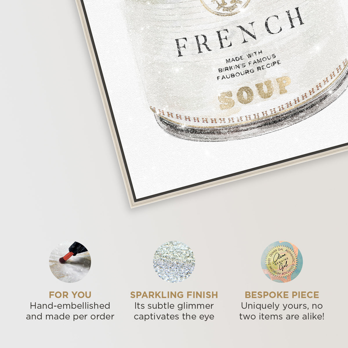 【新品】Oliver Gal オリバーガル French Luxe Soup French Luxe Soup | Fashion and Glam Wall Art by Oliver Gal