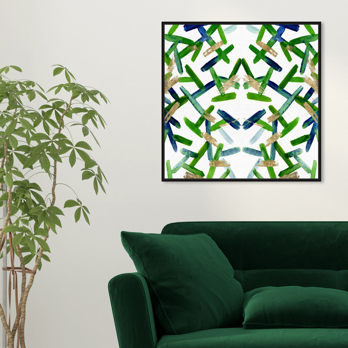 40x40/Framed Canvas/BFL