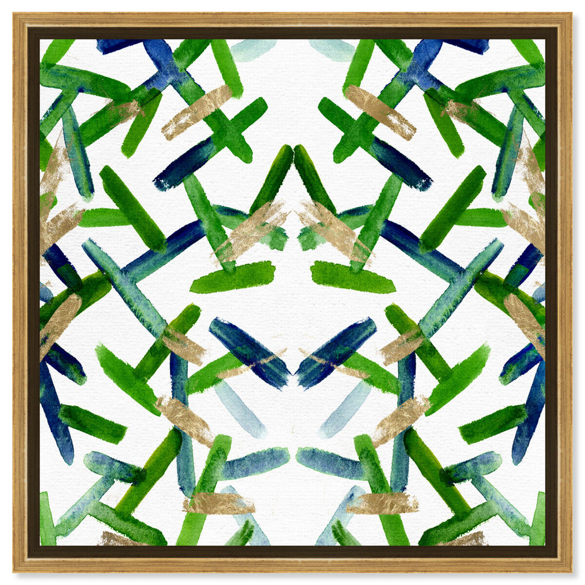 40x40/Framed Canvas/PSGLD