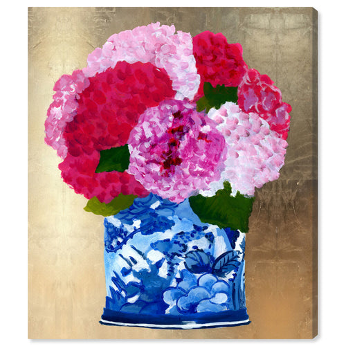 Julianne Taylor - Hyndrangeas Vase Gold