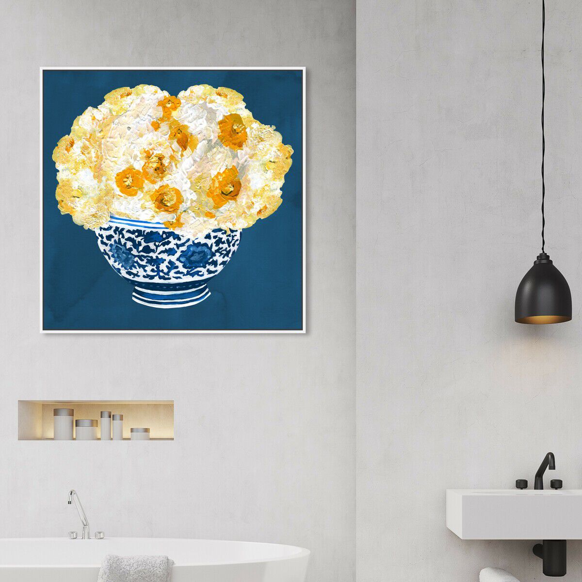 40x40/Framed Canvas/WFL