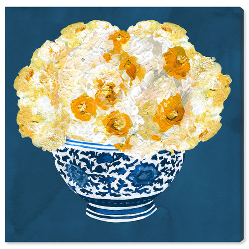 Blue and Yellow Vase