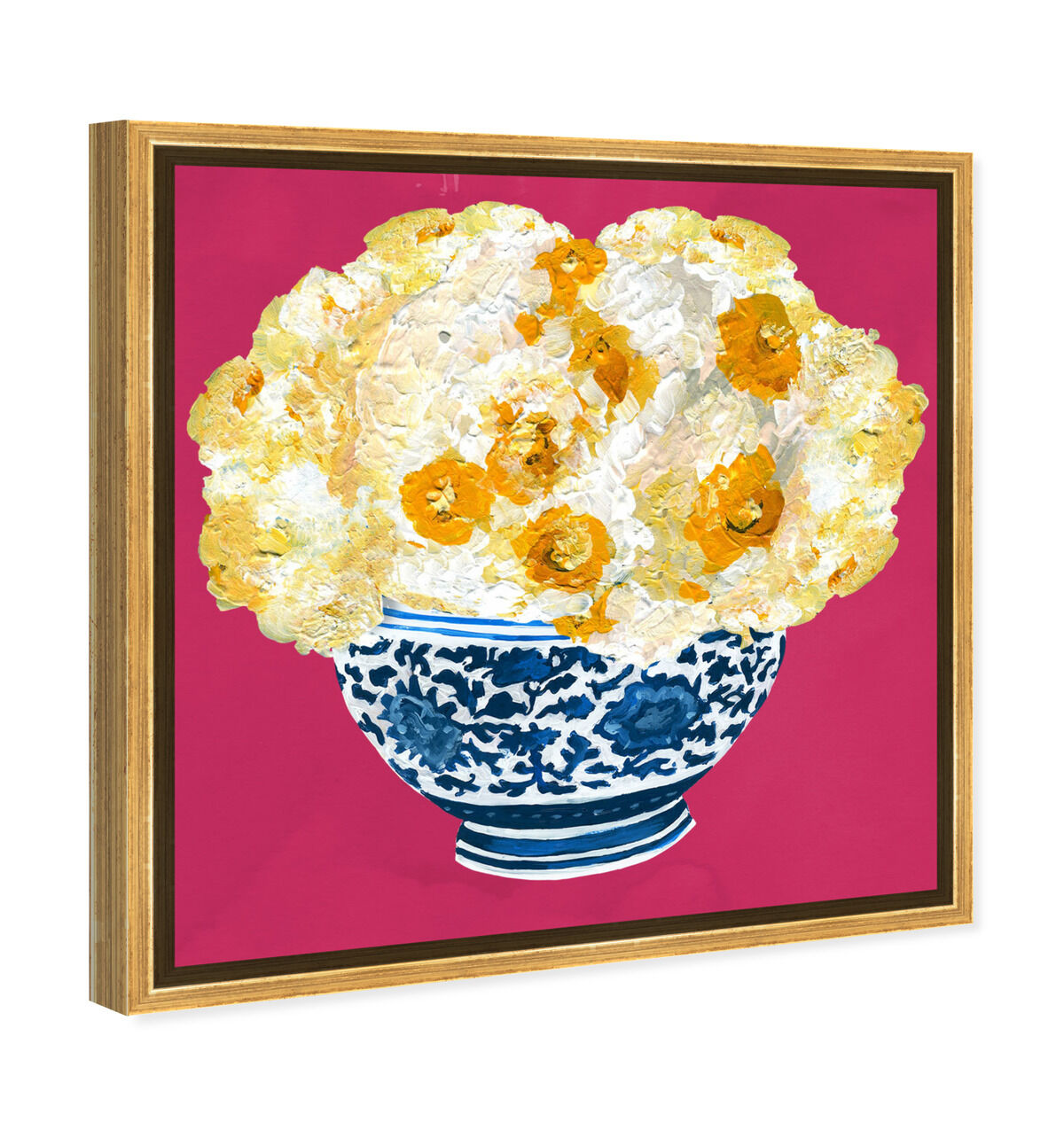 40x40/Framed Canvas/PSGLD